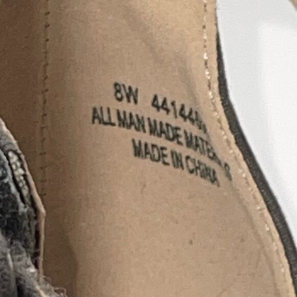 C Comfort Est 1946 Women’s Ankle Adjustable Strap Block Heel, Open Toe Gray Shoe - Picture 8 of 8